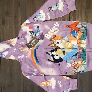 NEW Bluey Child Zip up Hoodie